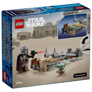LEGO Star Wars 75436 The Mandalorian & Grogu’s Speeder Bike 58 Pcs miniatura 4